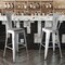 Flash Furniture White Metal Stool with Gray Poly Seat ET-3534-30-WH-PL1G-GG - alternate 10